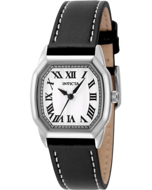Invicta Wildflower 48961 Reloj de Mujer - Movimiento de Cuarzo - Acero Inoxidable con Esfera Plateada - 27 mm