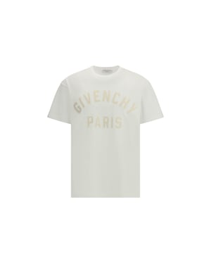 Camiseta de Algodón Blanca Givenchy