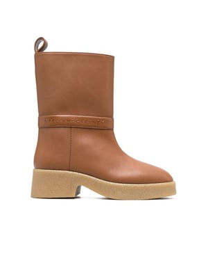 Botines de polietileno marrones Stella McCartney