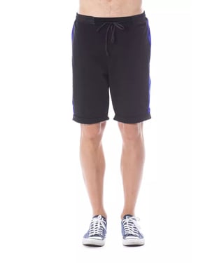 Shorts de algodón negro para hombre Verri