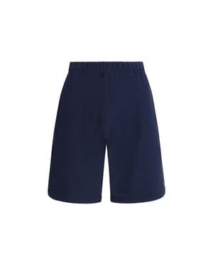 Pantalones Cortos Bermuda de Algodón Azul Kenzo
