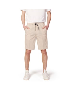 Pantalones Cortos de Nailon Beige Suns