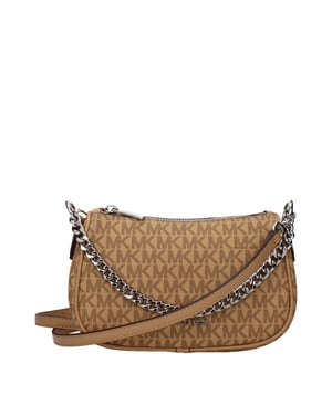 Bolso de tela marrón Michael Kors