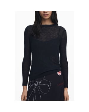 Vestido de mujer de poliéster negro Desigual