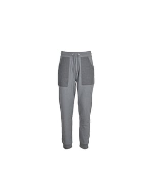 Joggers de algodón gris Bikkembergs (pantalones de entrenamiento)