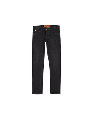 Jeans ajustados de algodón negro Heron Preston
