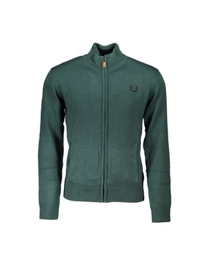 Cardigan de algodón para hombre Gianmarco Venturi Verde