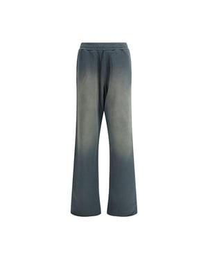 Pantalones de chándal de algodón azul Golden Goose