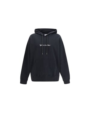 Sudadera de algodón negra Off-White