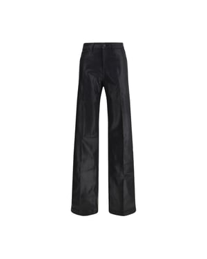 Pantalones Casual de Algodón Negros L'Agence