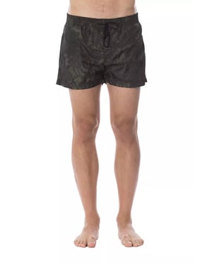 Ropa de baño para hombre Roberto Cavalli Sport Army de poliéster