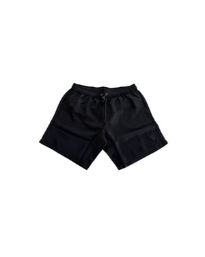 Short de baño para hombre en poliéster negro Trussardi Beachwear