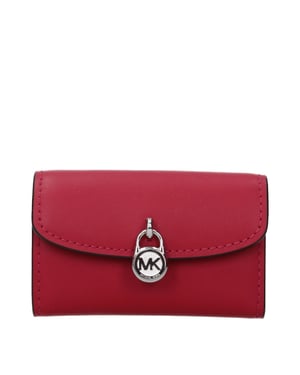 Billetera de Cuero Rojo Michael Kors