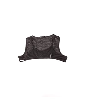 Top Íntimo de Viscosa Negra para Mujeres Phard