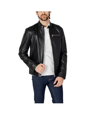 Chaqueta de Cuero Negra Peuterey