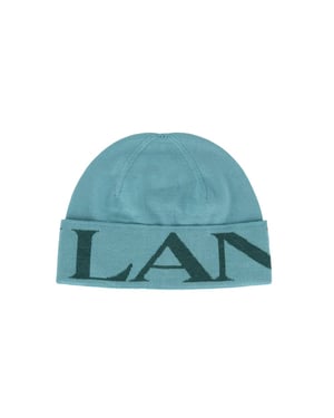 Gorro Bicolor de Lana Virgen Lanvin
