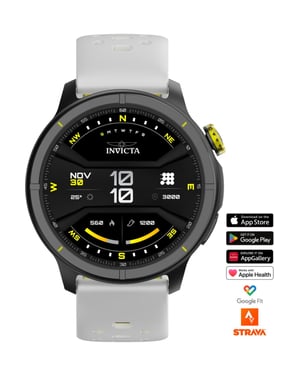Invicta I-Tech - 2 Pro ITECH-008 Reloj de Hombre - Movimiento Smartwatch - Acero Inoxidable con Esfera Negra - 46 mm