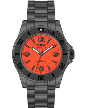 Invicta Specialty 69719 Reloj de Hombre - Movimiento de Cuarzo - Acero Inoxidable con Esfera Roja - 40 mm
