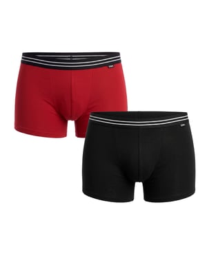 Paquete de 2 boxers elásticos de algodón para hombre D6578