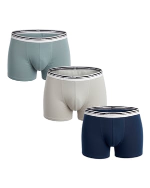 Paquete de 3 Boxer de Algodón para Hombre Colores D306XP