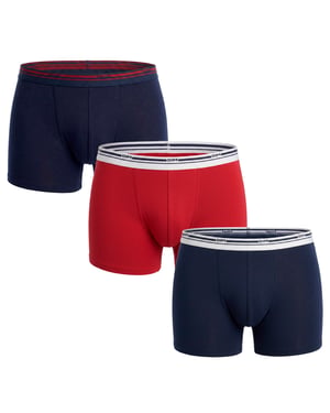 Pack de 3 Bóxer para Hombre de Colores de Algodón D306XP