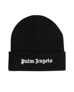 Gorro de punto unisex con logo bordado PWLC014F23FAB0011001