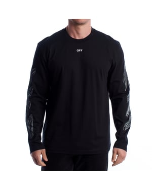Camiseta de Manga Larga para Hombre Scribble Diags 44MAB086G5J0051001