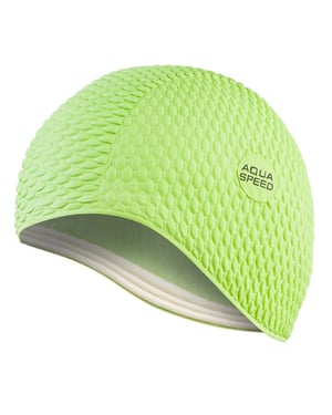 Gorro de natación Bombástico para mujeres | Gorro cómodo de látex suave para cabello largo