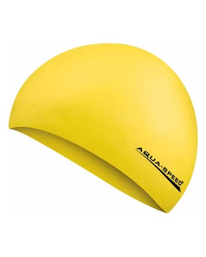 Gorro de natación de látex suave unisex para adultos | Gorro elástico cómodo y flexible