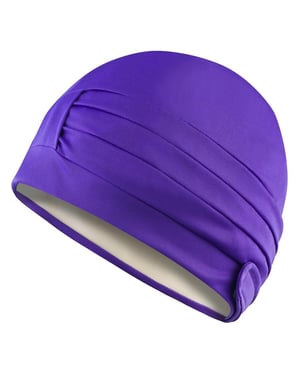 Gorro de baño cómodo para mujeres | Gorro de natación ligero estilo turbante