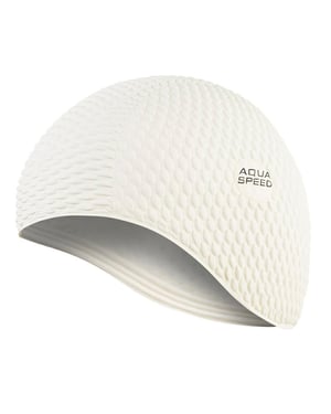 Gorro de natación Bombástico para Damas | Gorro de látex suave y cómodo para cabello largo