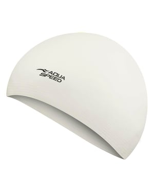 Gorro de natación de látex suave unisex para adultos | Gorro elástico y flexible cómodo