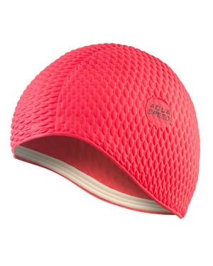 Gorro de Natación Bombástico para Damas | Gorro de Látex Suave y Cómodo para Cabello Largo