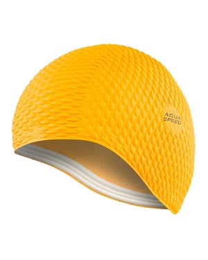 Gorro de Natación Bombástico para Mujeres | Gorro de Látex Suave y Cómodo para Cabello Largo