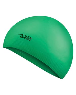 Gorro de natación de látex suave unisex para adultos | Gorro elástico y flexible cómodo