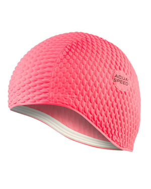 Gorro de baño bombástico para mujeres | Gorro cómodo de látex suave para cabello largo