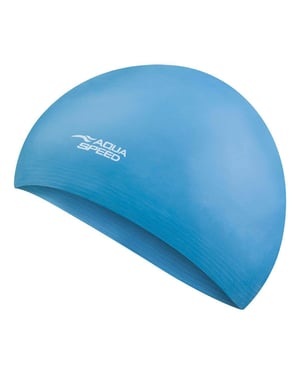 Gorro de natación de látex suave unisex para adultos | Gorro elástico cómodo y flexible