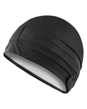 Gorro de natación femenino cómodo de tela | Gorro de natación ligero estilo turbante