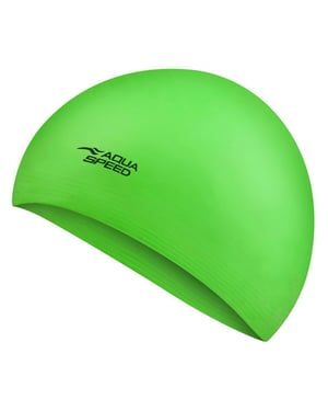 Gorro de natación de látex suave unisex para adultos | Gorro elástico y flexible cómodo