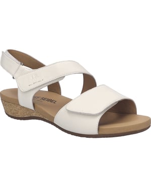 JOSEF SEIBEL Señoras Sandalia Fleur 01 en blanco