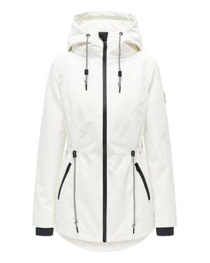 Chaqueta de entretiempo para mujer Navahoo Blumentanz con capucha