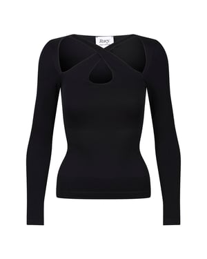 Camiseta Cruzada Esenciales para Damas Ajuste Escultural de Stretch Reciclado