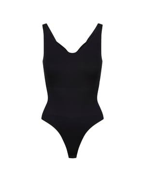 Body Sculptor de Encaje con Escote Corazón para Damas en Tejido Reciclado de Ajuste Flexible