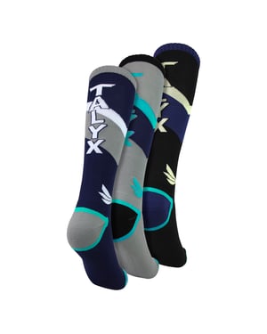 Paquete de 3 pares de calcetines de esquí para hombres, acolchados, térmicos y absorbentes de humedad, calcetines para deportes de invierno