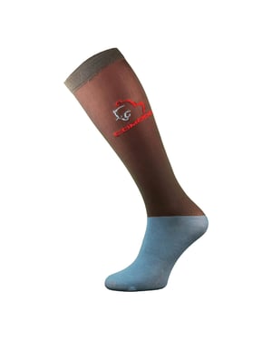 1 paquete de calcetines equestrianos para montar a caballo de microfibra hasta la rodilla para mujeres