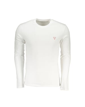 Camiseta de Hombre de Algodón Blanca Guess Jeans