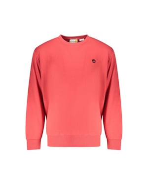 Sudadera roja de algodón para hombres Timberland