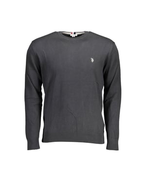 SUDADERA DE ALGODÓN NEGRA U.S. POLO ASSN.