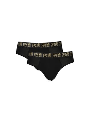 Ropa Interior de Hombre de Algodón Negra Cavalli Class