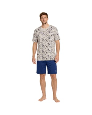 Pijamas Cortos de Algodón para Hombre Verano KL30000